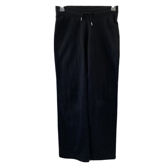 Nike Sweatpants Womens XS Black Cotton Bootcut Drawstring - Picture 1 of 14